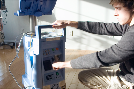 Teleflex AutoCat IABPAC3 Optimus Intra-Aortic Balloon Pump portable medical cart prototype