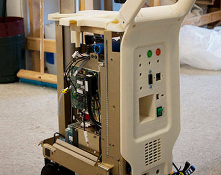 Prototype intra-aortic balloon pump cart